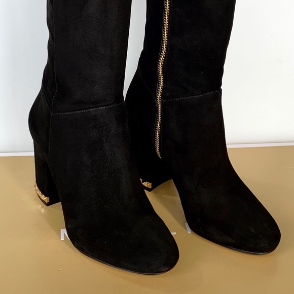 NWB Michael Kors tall knee black Nadine boots! - Picture 3 of 8